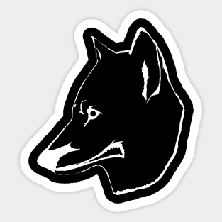 Wolf ( White Edition ) Sticker